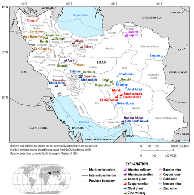 Key Mineral Resources of Iran ​​​​​​​